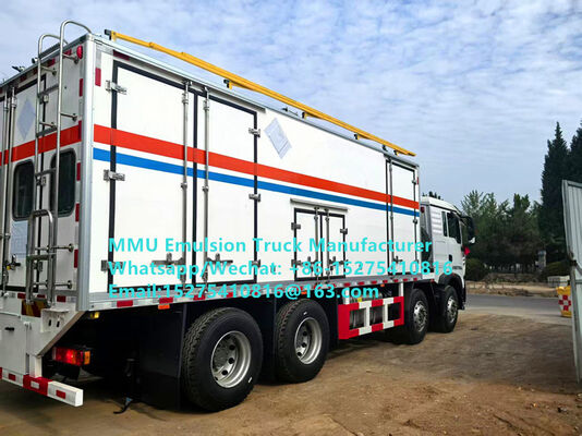 Goede kwaliteit smart HOWO 15T BCRH-15 op locatie mengen en opladen emulsie vrachtwagen bulk explosieven laden vrachtwagen Mongolië Mining Blast service Kazachstan Oezbekistan Indonesië Congo DRC Guinee Tanzania MMU