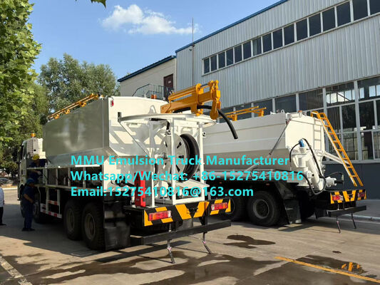 Multifunktioneel HOWO 20Ton BCRH-20 meng- en laadmachine emulsie Bulk explosieven vrachtwagen Mongolië Mijnen Blast mobiele explosieven productie-eenheid Kazachstan Oezbekistan Indonesië Congo DRC MEMU MMU