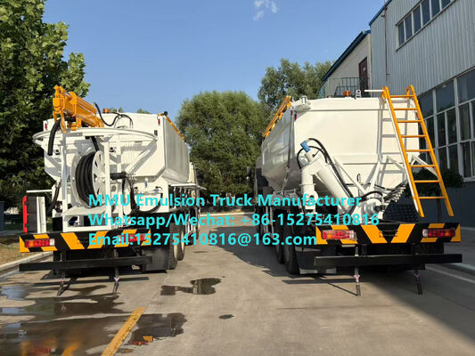Multifunktioneel HOWO 20Ton BCRH-20 meng- en laadmachine emulsie Bulk explosieven vrachtwagen Mongolië Mijnen Blast mobiele explosieven productie-eenheid Kazachstan Oezbekistan Indonesië Congo DRC MEMU MMU