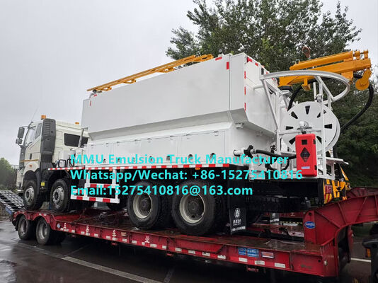 China Top één HOWO 20Ton BCRH-20 meng- en laadmachine emulsie Bulk explosieven vrachtwagen Mongolië Mijnen Blast mobiele explosieven productie-eenheid Kazachstan Oezbekistan Indonesië Congo DRC MEMU MMU