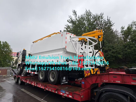 Multifunktioneel HOWO 20Ton BCRH-20 meng- en laadmachine emulsie Bulk explosieven vrachtwagen Mongolië Mijnen Blast mobiele explosieven productie-eenheid Kazachstan Oezbekistan Indonesië Congo DRC MEMU MMU