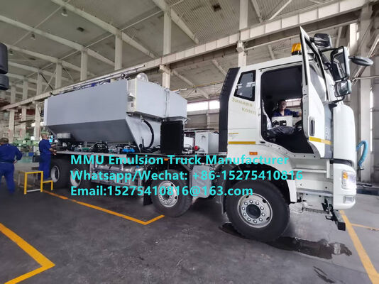 China Top één HOWO 20Ton BCRH-20 meng- en laadmachine emulsie Bulk explosieven vrachtwagen Mongolië Mijnen Blast mobiele explosieven productie-eenheid Kazachstan Oezbekistan Indonesië Congo DRC MEMU MMU