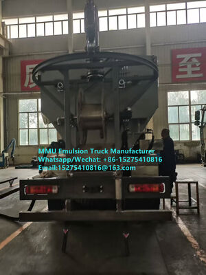 Multifunktioneel HOWO 20Ton BCRH-20 meng- en laadmachine emulsie Bulk explosieven vrachtwagen Mongolië Mijnen Blast mobiele explosieven productie-eenheid Kazachstan Oezbekistan Indonesië Congo DRC MEMU MMU
