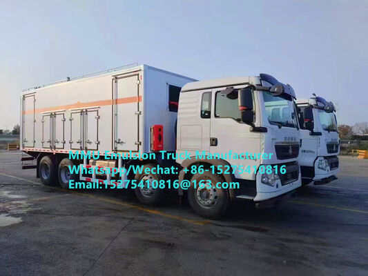 HIGH COST PERFORMANCE SINOTRUCK 20TON BCRH-20 MIXING AND CHARGING MACHINE EMULSION BULK EXPLOSIVE TRUCK MONGOLIA MINES BLAST KAZAKHSTAN UZBEKISTAN INDONESIA CONGO DRCMMU FOR SIMANDOU IRON ORE