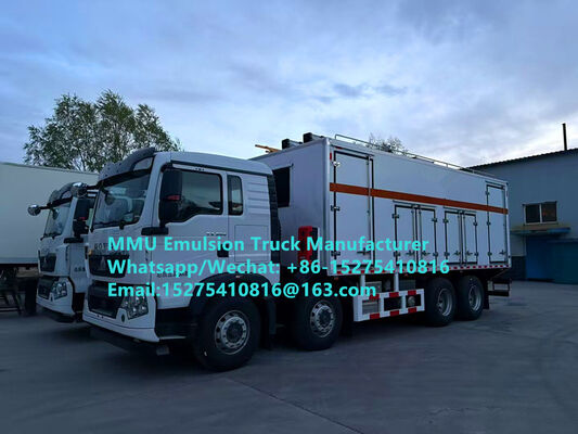 VEILIGERE, DUURZAMERE RESULTATEN 20/25/30TON EMULSIEBASIS BULK EXPLOSIEVEN TRUCK VOERTUIG VOOR NATTE OF DROGE BOORGATEN MONGOLIË, KAZACHSTAN, OEZBEKISTAN, INDONESIË, CONGO DRC, ZAMBIA, TANZANIA, GUINEA