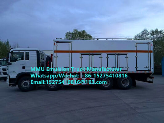 VEILIGERE, DUURZAMERE RESULTATEN 20/25/30TON EMULSIEBASIS BULK EXPLOSIEVEN TRUCK VOERTUIG VOOR NATTE OF DROGE BOORGATEN MONGOLIË, KAZACHSTAN, OEZBEKISTAN, INDONESIË, CONGO DRC, ZAMBIA, TANZANIA, GUINEA