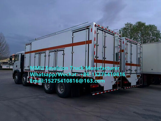 VEILIGERE, DUURZAMERE RESULTATEN 20/25/30TON EMULSIEBASIS BULK EXPLOSIEVEN TRUCK VOERTUIG VOOR NATTE OF DROGE BOORGATEN MONGOLIË, KAZACHSTAN, OEZBEKISTAN, INDONESIË, CONGO DRC, ZAMBIA, TANZANIA, GUINEA