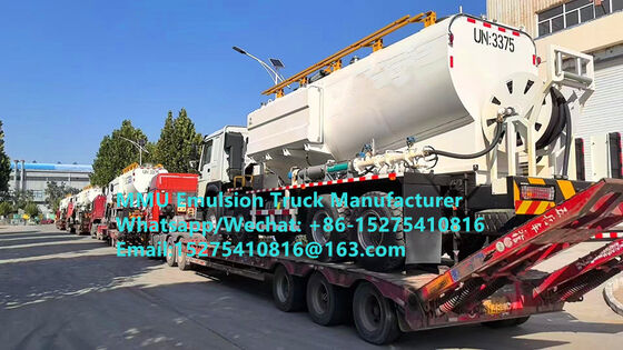 HOWO 20/25/30TON MIXING AND CHARGING EMULSION BULK EXPLOSIVES TRUCK VEHICLE FOR WET OR DRY BLASTHOLES DELIVERING HIGH VOLUMES OF EMULSION-BASED EXPLOSIVES EFFICIENTLY AND SAFELY