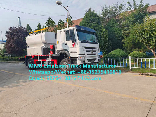 BRAND NEW HOWO 20/25TON MELING EN LAADEN EMULSIE BULKMASTER EXPLOSIVEN VEHICEL VAN WET OF DRIE BLASTHOLES voor nauwkeurig laden en realtime ontploffingsgegevens Rusland, Kazachstan, Oezbekistan, Indonesië