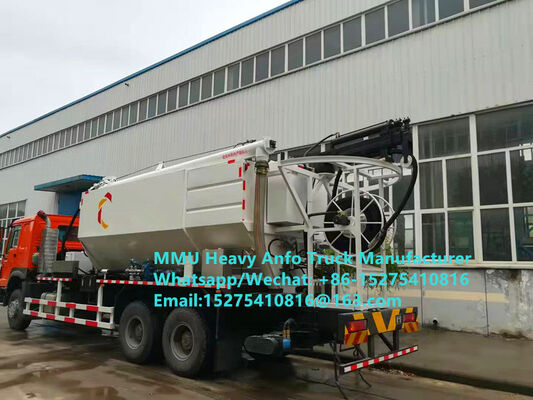 Hoogkostenprestaties China betrouwbaarheid Tread Bulk Trucks 15/20/25Ton Multifunctionele zware ammoniumolie explosieven Emulsie ANFO Truck MMU MEMU Voor Mongolië DRC CONGO PERU Ghana Mining Blasting