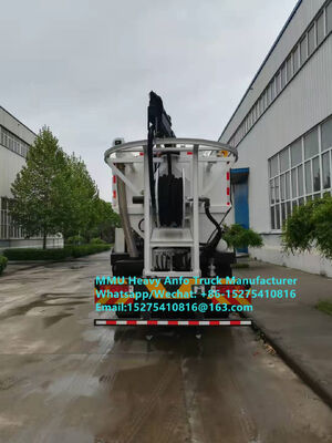 Mengen en laden op locatie van multifunctionele zware ammoniumolie-explosieven Vrachtwagen 15/20/25 ton zware emulsie ANFO-vrachtwagen MMU MEMU Rusland/Kazachstan/Oezbekistan/Indonesië/Guinea Mijnbouwstraalservice
