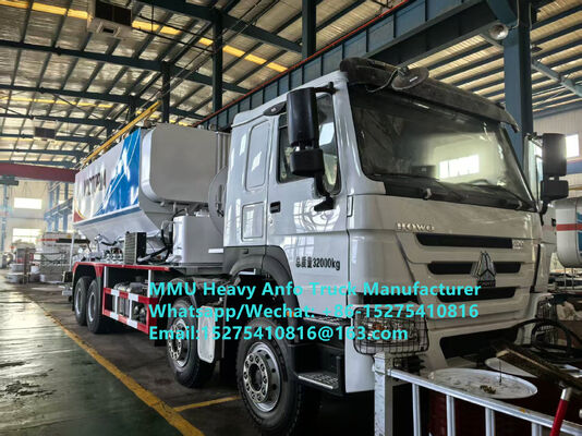 Veiligheid mengen en laden van multifunctionele zware ammoniumolie-explosieven Vrachtwagen 15/20/25 ton zware emulsie ANFO-vrachtwagen MMU MEMU Rusland/Kazachstan/Oezbekistan/Indonesië/Guinea Mijnbouwstraalservice
