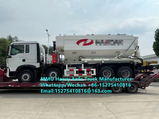 Superprestaties HOWO-menging en opladen multifunctionele zware ammoniumolie explosieven Truck 15/20/25Ton Zware emulsie ANFO Truck Zambia/Zimbabwe/Tanzania/Ghana/Guinea/Peru Mining Blasting Service