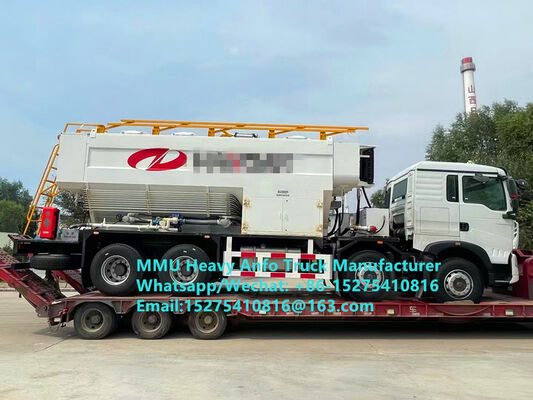 Superprestaties HOWO-menging en opladen multifunctionele zware ammoniumolie explosieven Truck 15/20/25Ton Zware emulsie ANFO Truck Zambia/Zimbabwe/Tanzania/Ghana/Guinea/Peru Mining Blasting Service