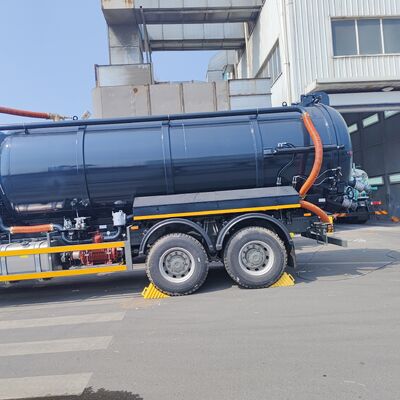 HOWO 15CBM Vacuüm rioolzuigtruck met 266 pk motor en 6×4 aandrijving voor het reinigen van septic tank