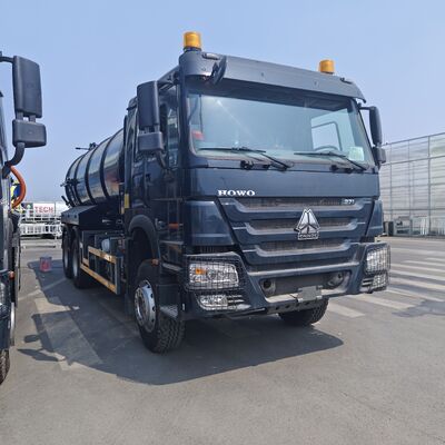 HOWO 15CBM Vacuüm Afvoerzuigtruck met 6×4 aandrijving en 266 pk motorvermogen voor gemeentelijke en industriële afvalstoffen
