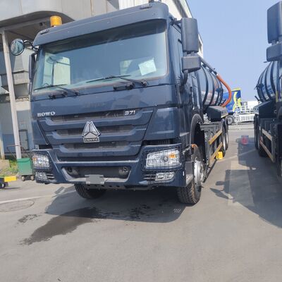 HOWO 15CBM Vacuümzuigtruck met 371 pk en 6×4 aandrijving voor industriële afvalreiniging