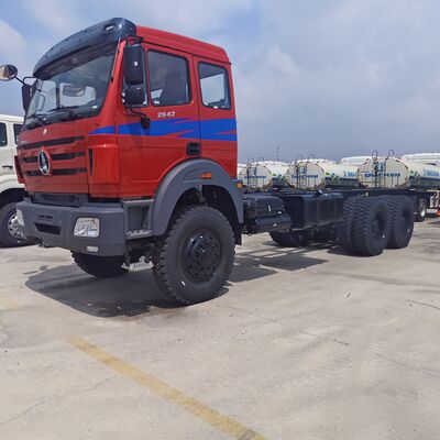 BEIBEN 2638 6×4 zware trekkertruck met 380 pk WEICHAI-motor en chassis van Mercedes-Benz Technology