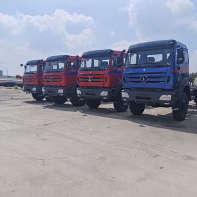 BEIBEN 2638 6×4 zware trekkertruck met 380 pk WEICHAI-motor en chassis van Mercedes-Benz Technology