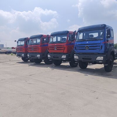 BEIBEN 2638 6×4 zware trekkertruck met 380 pk WEICHAI-motor en chassis van Mercedes-Benz Technology