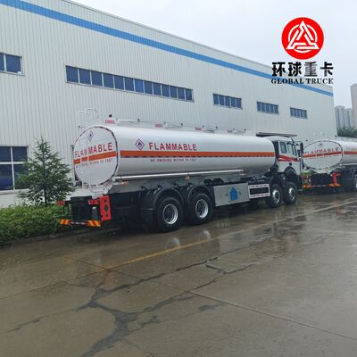 Beiben 8x8 35000L Mijnbouw Brandstof Tankwagen met Heavy Duty Chassis voor Congo Afrika