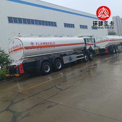 Beiben 8x8 35000L Zware Brandstof Tankwagen voor Mijnbouwoperaties in Congo