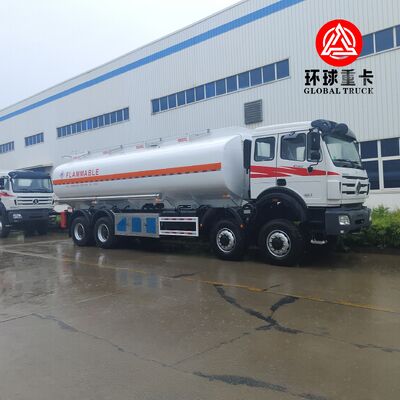 Beiben 8x8 35000L Zware Mijnbouw Diesel Tankwagen voor Diesel Transport in Congo