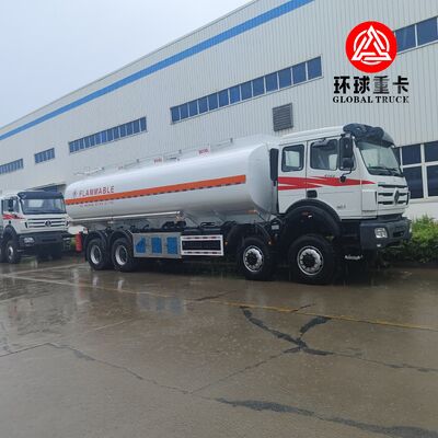 Beiben 8×8 35,000L Heavy Duty Off-Road Fuel Bowser Truck voor Congo Mining