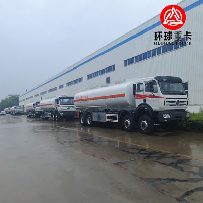 Beiben 8x8 35000L brandstoftankwagen zware diesel tankwagen voor Congo mijnbouwproject
