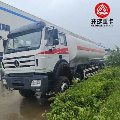 Beiben 8x8 35000L Heavy Duty Fuel Bowser Truck voor de mijnbouwindustrie in Congo