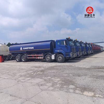 HOWO NX 8x4 30000L brandstoftankwagen zware dieseltankwagen voor de markt van Ghana