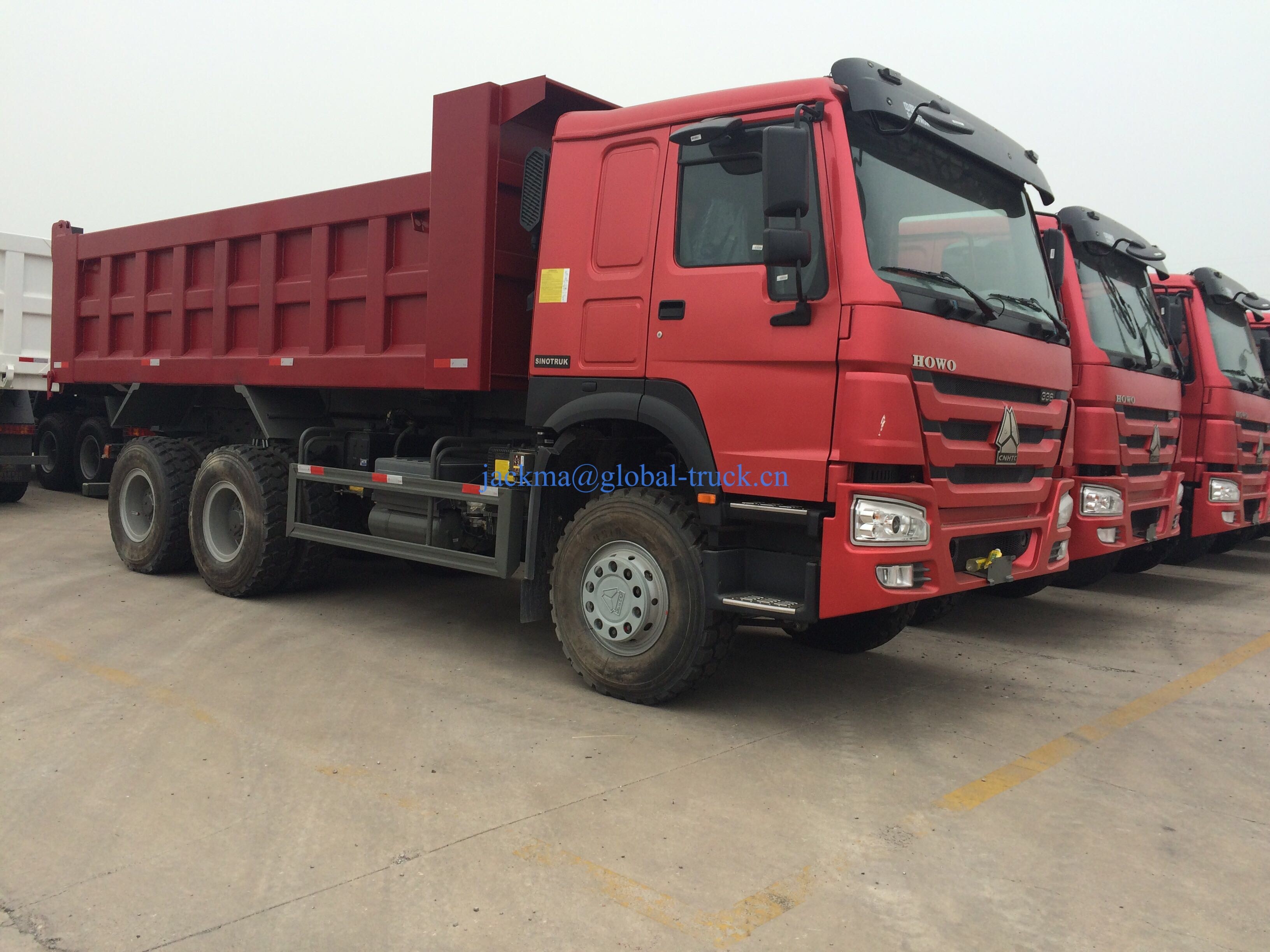 Gebruikte 6x4 dumptruck SINOTRUK HOWO Ton 10 wielen Gebruikte dumptruck