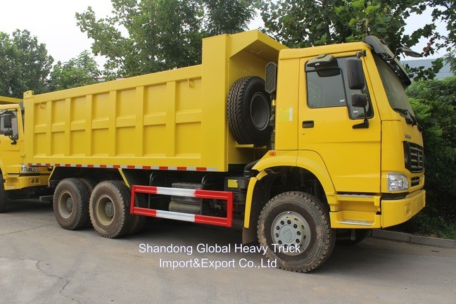 Sinotruk HOWO 371PK 6X4 mijnbouwkipper met 40-45 ton laadvermogen en zware kiepbak