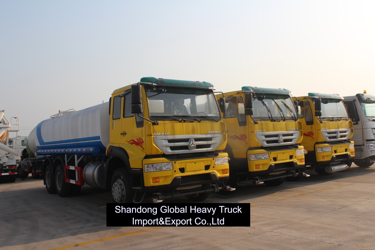 Howo 20000-30000 liter 371 pk Dieselolie Transporter brandstof tank olie tank Truck