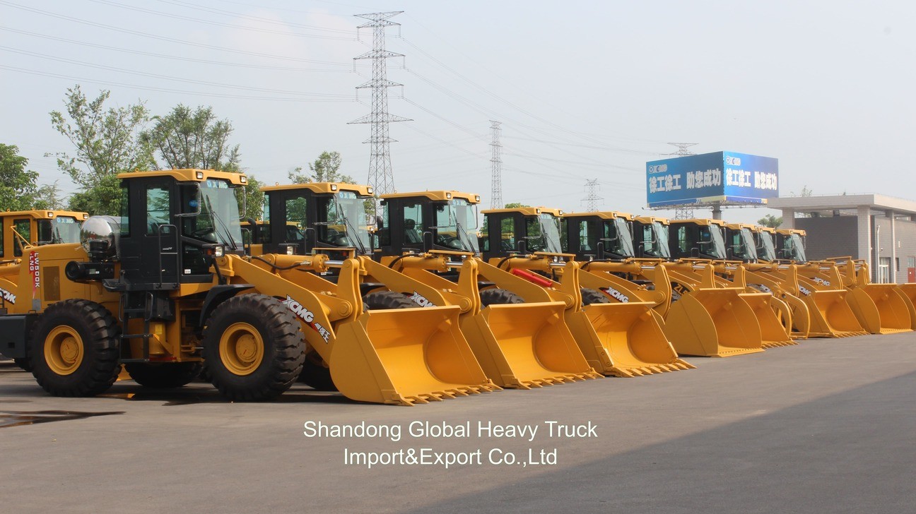 Gebruikte Nieuwe Zl958 OEM Constructie Tractor Hydraulische Heavy Duty 4 Wd Mini Wheel Front Loader