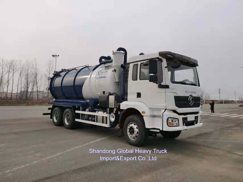 6*4 aandrijflijn 5000L Tank Volume Afvoerzuigtruck met 251-350 pk