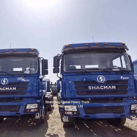 Shacman 6X4 Traktor Truck 371HP Prime Mover met 12.00R20 banden voor zware vracht