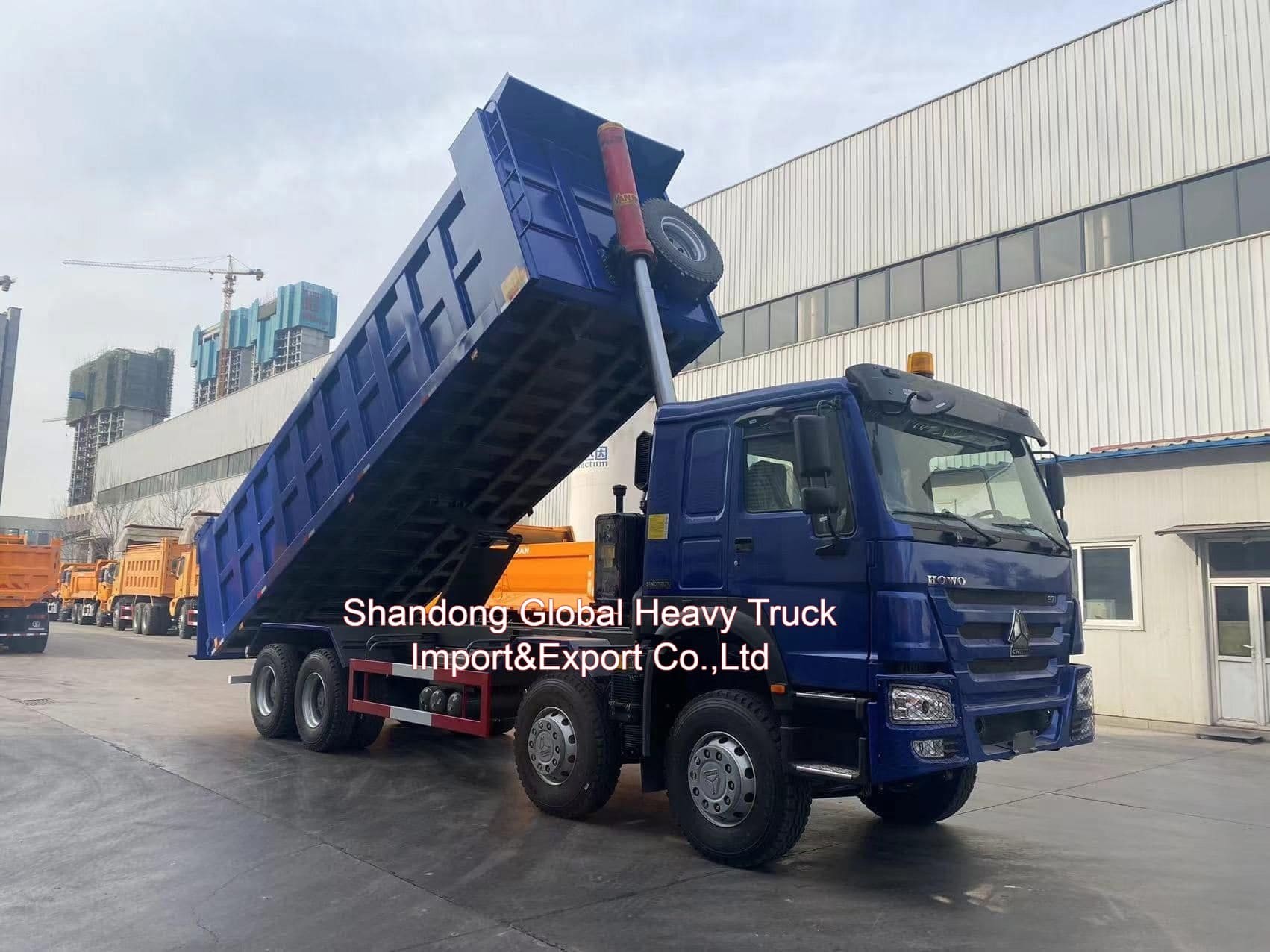 Hoogwaardige tweedehands ophangwagen HOWO 375 ophangwagen 6*4 met handgeschakelde transmissie