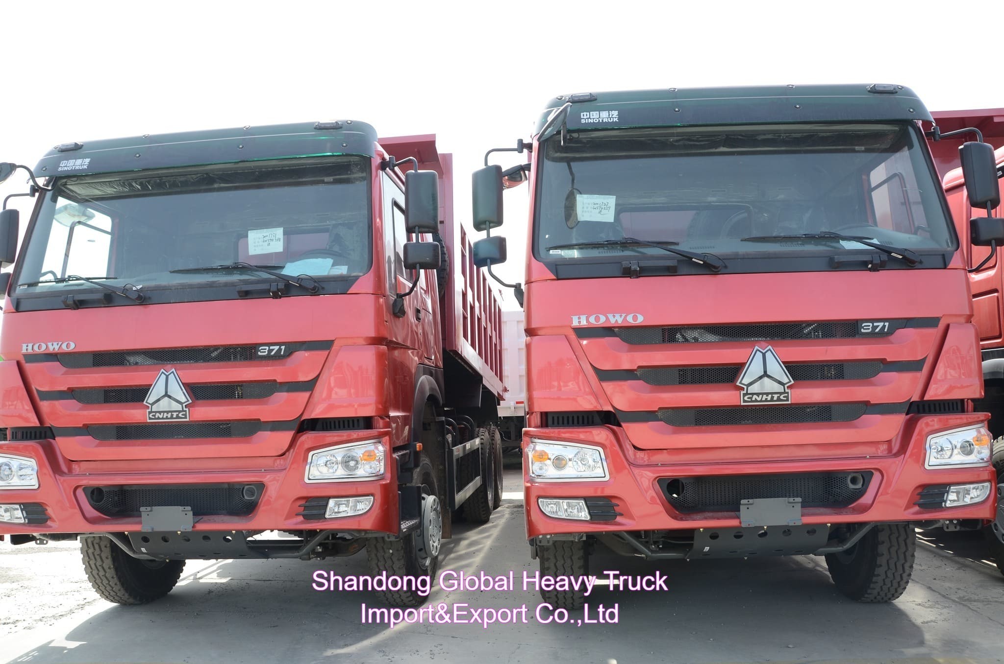 Gebruikte nieuwe zware diesel 6X4 Sino HOWO mijn Sinotruk mijnbouw Tipper Tipping dump truck