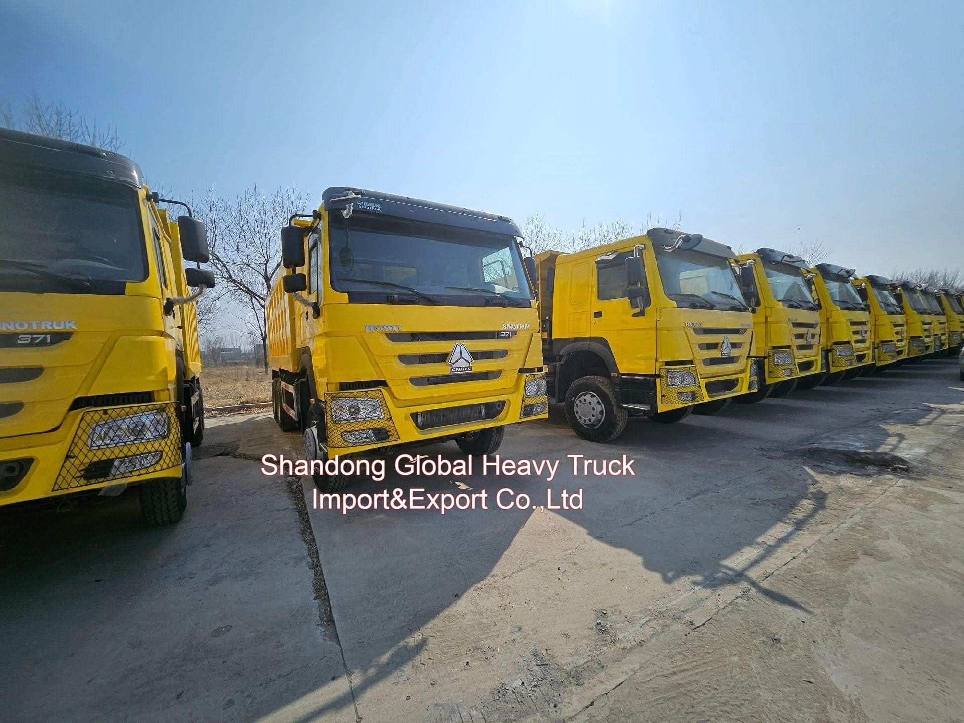 Nieuwe Sinotruk HOWO 30 ton zware Sino Cargo 20cbm 6X4 371HP 380HP 400HP Off-road dumper / tipper dump trucks voor transport