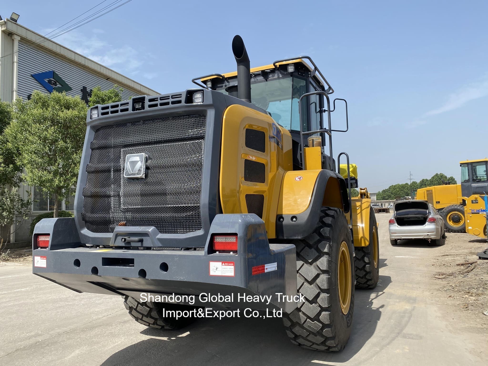 Nieuwe 5 ton 4X4 mini dieselmotor voorwiellader Zl50gn met 3,0m3 Rock Bucket