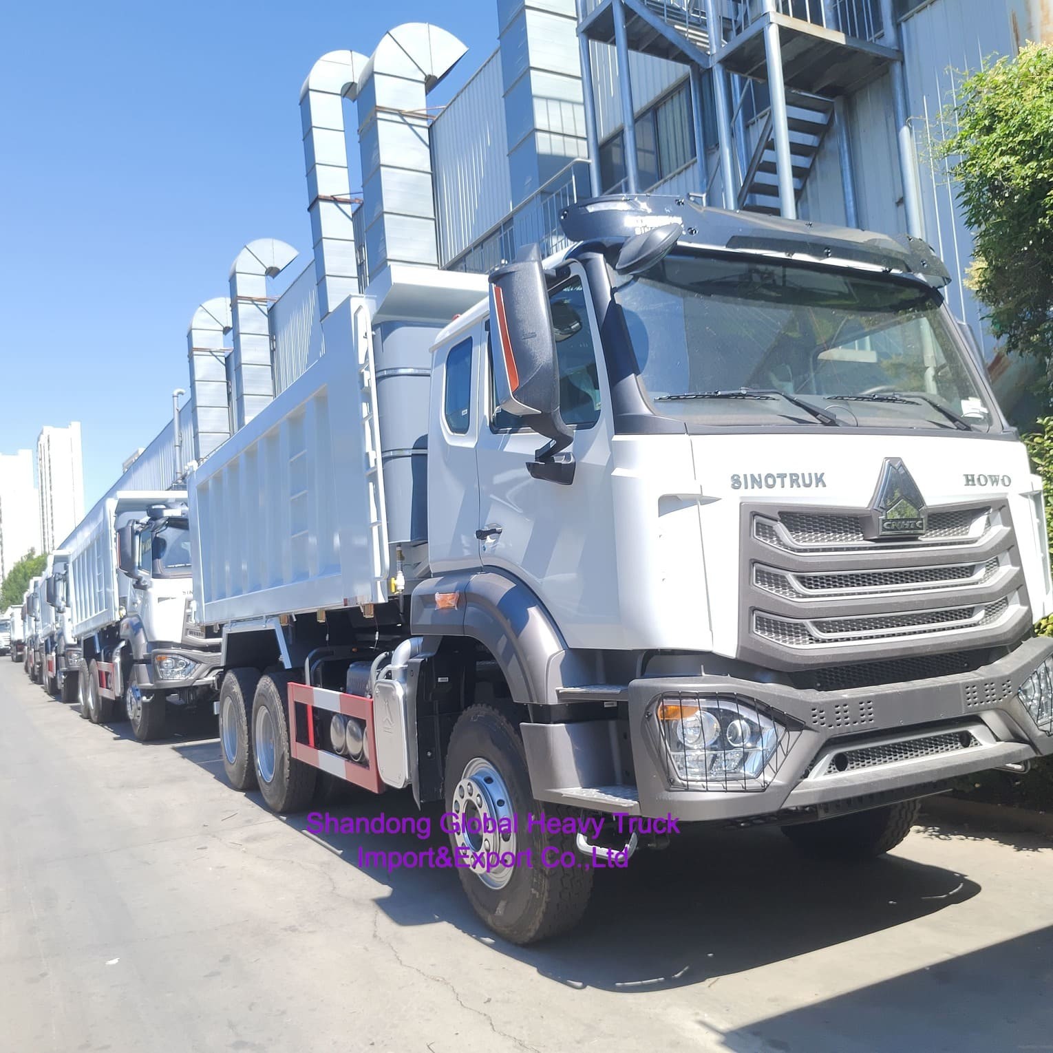 Gebruikte zware dumpertruck 6*4 375 pk Sinotruk HOWO Tipper Truck