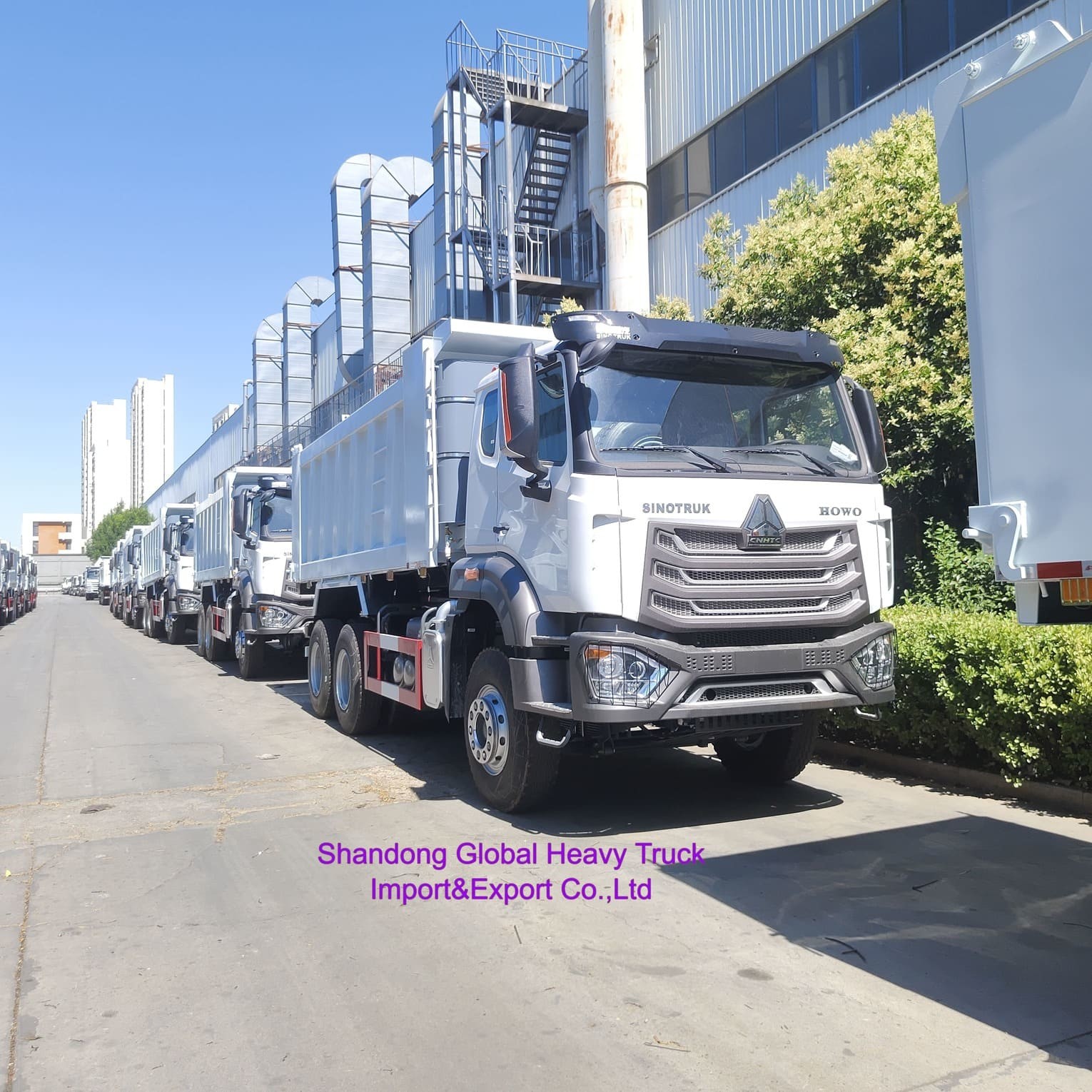 HOWO Nx Kipper 6X4 Aandrijving 340/380/420PK Rechtsgestuurde Sinotruk Vrachtwagen