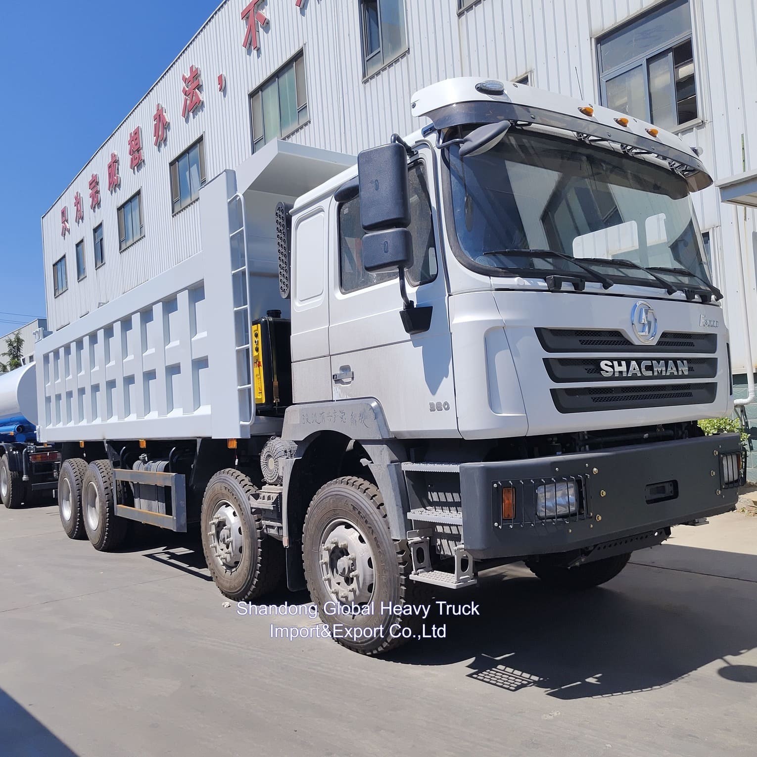 Shacman 30m3 Largo Box 8X4 12 Wheeler Heavy Duty Dump Truck 400HP Dieselmotor Nieuwe conditie Tipper Truck