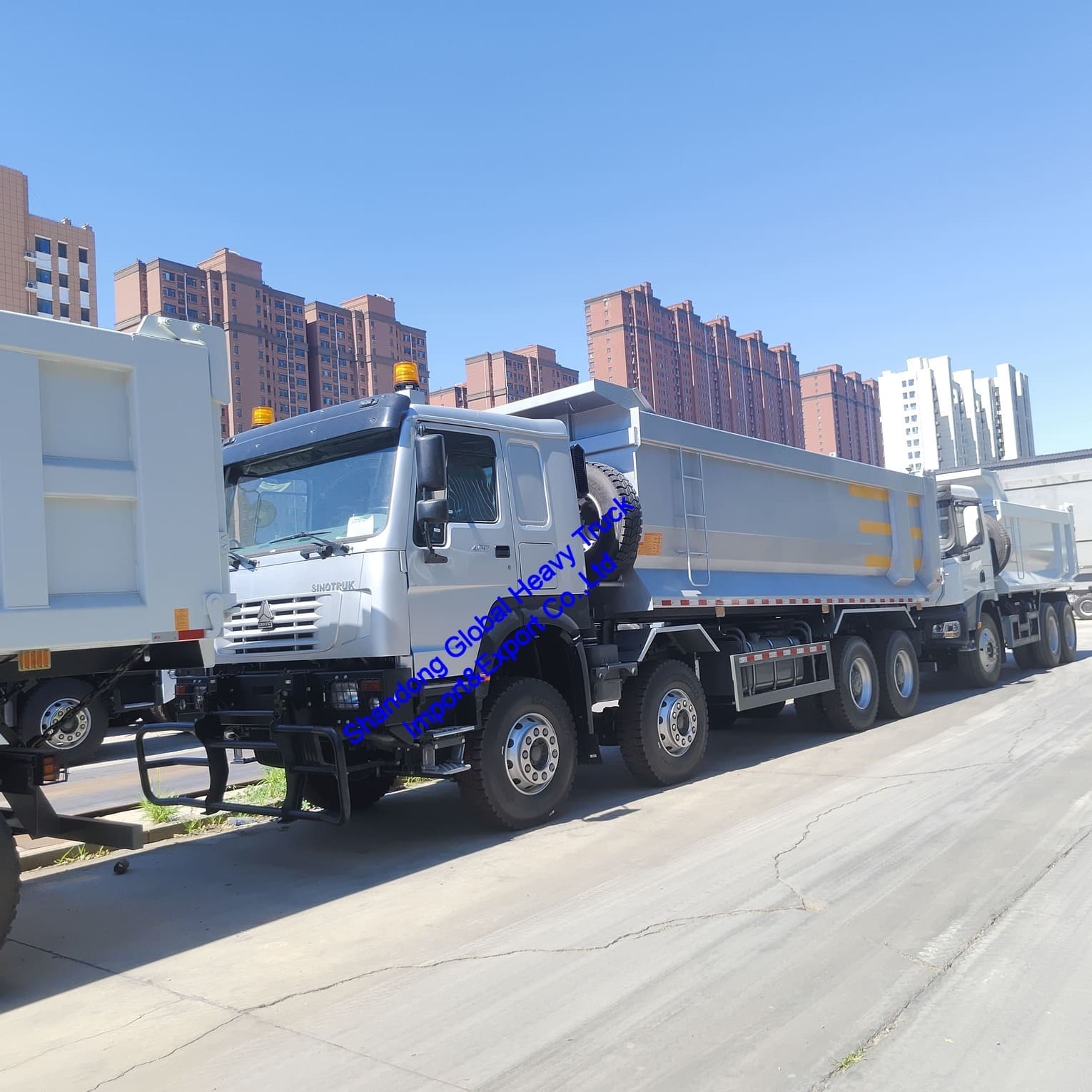 China Sinotruck HOWO 6X4 15 ton 10-wielige kipperwagens 8X4 Wheeler 371PK 375PK Gebruikte Dumper