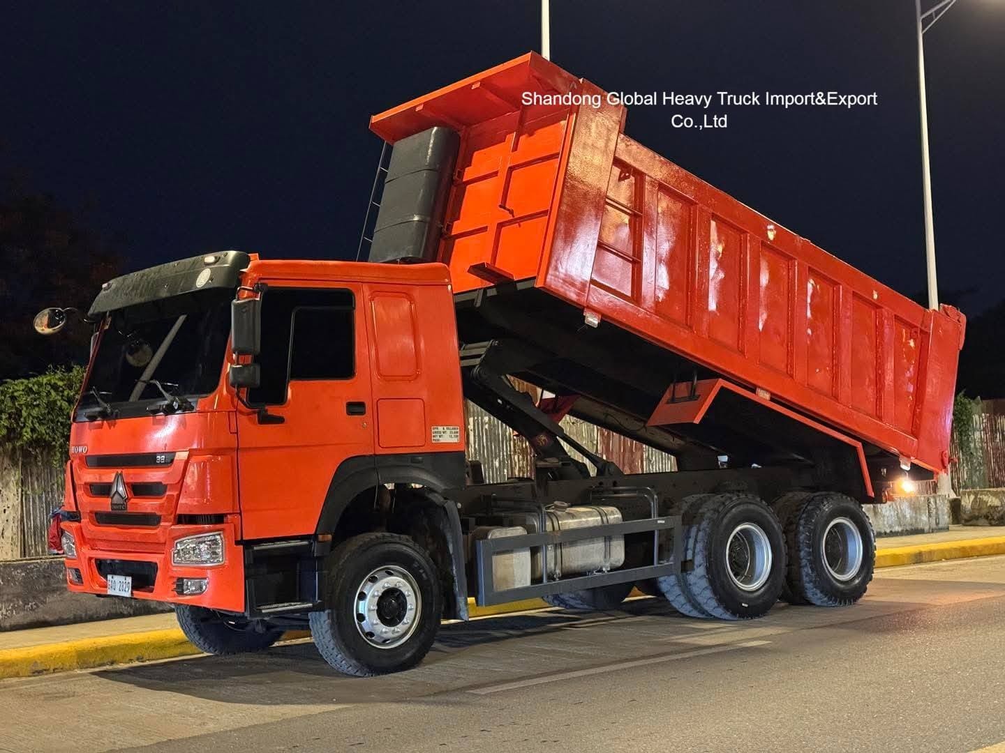 Gebruikte HOWO 6X4 dumptruck 371, 375 336 pk 10-wieler 30 ton tipper truck