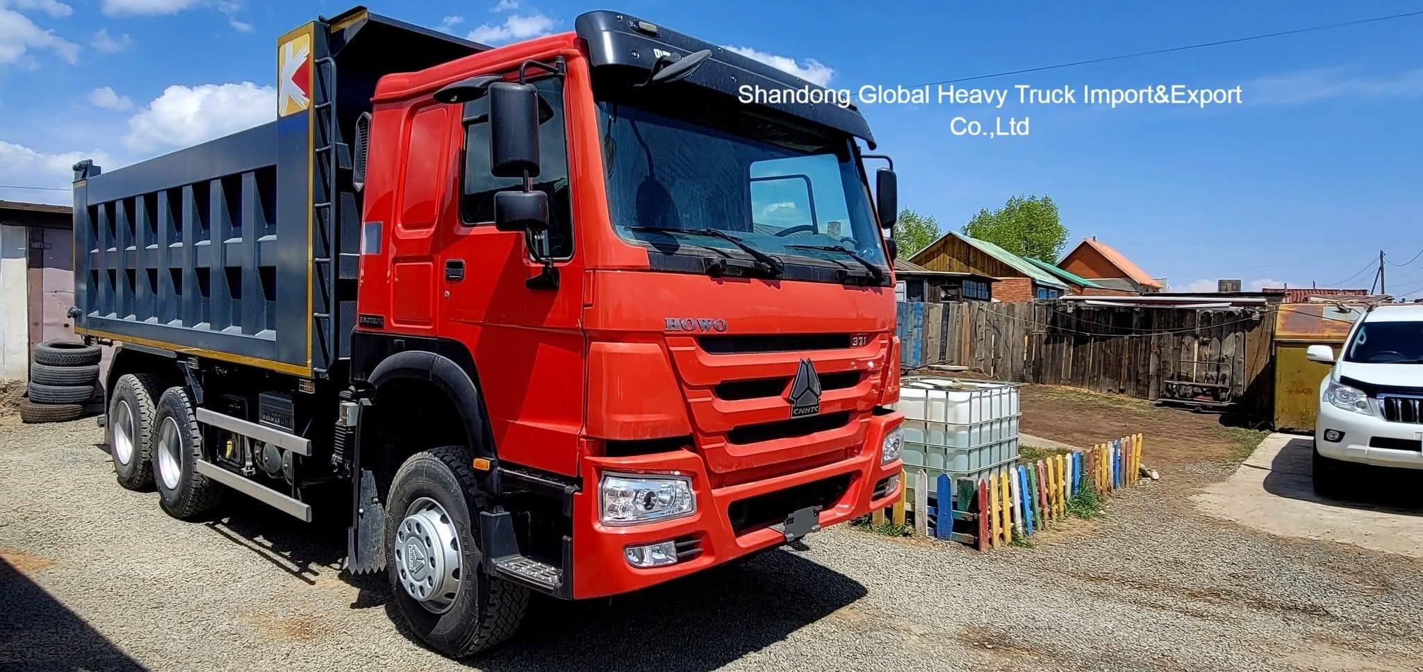 SINOTRUK HOWO Euro 2 371HP-380HP 8X4 6X4 Zware vrachtwagen met dump-tipper