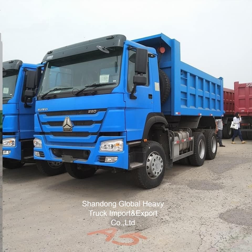 Gebruikelijke Global HOWO Dump Truck Nieuwe blauwe Dump Truck met een grote capaciteit van 35 ton