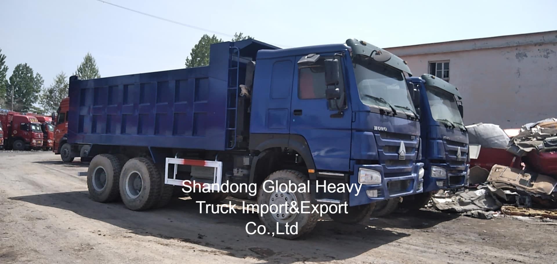Tweedehands Sinotruk HOWO 371pk/380pk Kipper Vrachtwagens