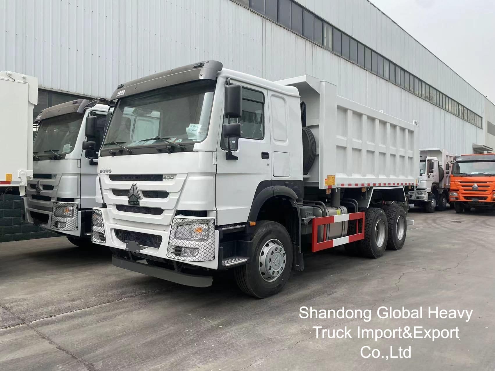 Gebruikte shacman HOWO 10 Wielen 371HP/380HP/400HP/430HP Dump Truck Tipper Trucks